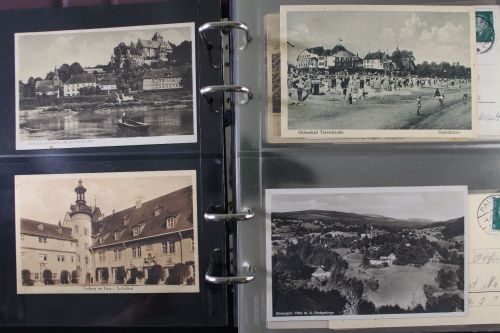 Über 130 deutsche Ansichtskarten aus den 1920 bis 1930er Jahren