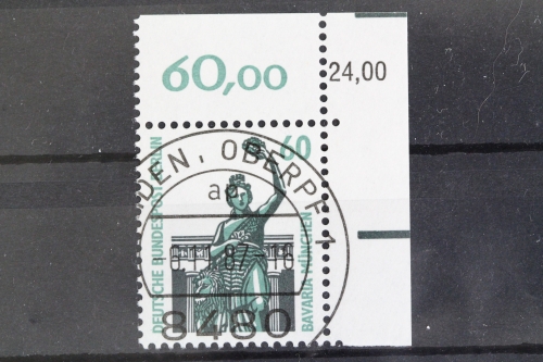 Berlin, MiNr. 795 A, Ecke re. oben, Kbwz, VS Weiden, gestempelt