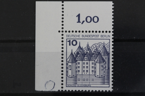 Berlin, MiNr. 532, Ecke li. oben, Plattenzeichen, postfrisch