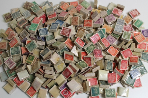 1,2 KG Bündelware, ab Deutsches Reich Germania, etwas auch Ausland