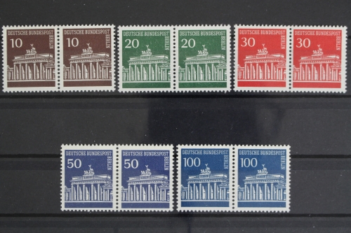 Berlin, MiNr. 286-290, waag. Paare, postfrisch