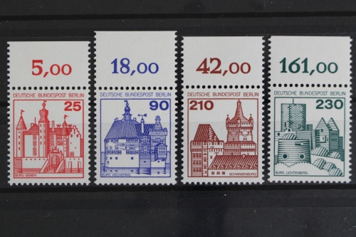 Berlin, MiNr. 587-590, Oberrand, postfrisch