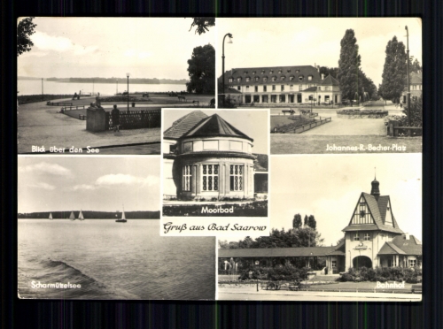 Bad Saarow, Scharmützelsee, Moorbad, J. R. Becher Platz, Bahnhof