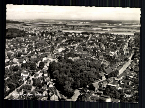 Schöningen a. Elm, Ortsansicht, Luftbild