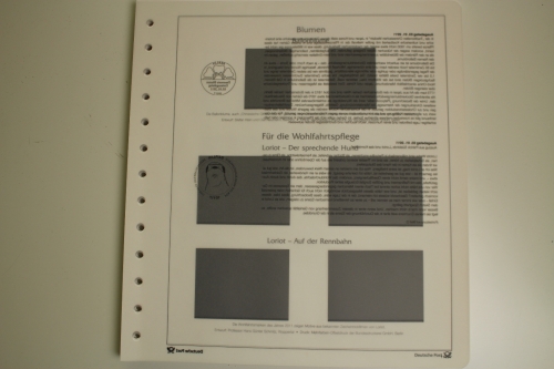 Deutsche Post, Deutschland Plus Jahrgang 2011, Vordrucke für Eckrandmarken