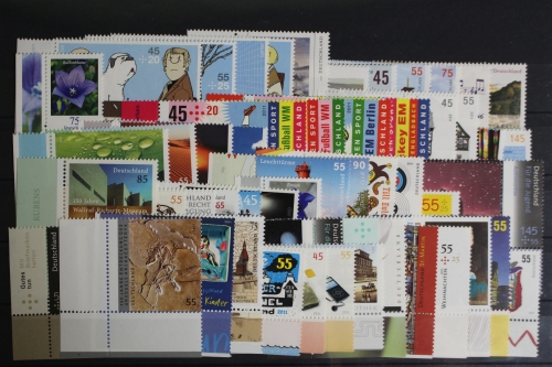 Deutschland, MiNr. 2835-2899, Jahrgang 2011, Ecke links unten, postfrisch
