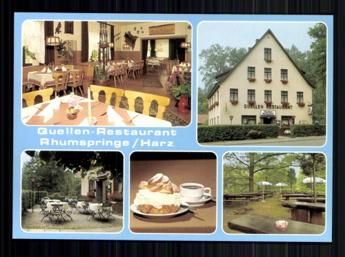 Rhumspringe / Harz, Quellen-Restaurant