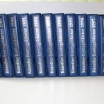 BRD Künstler-Ersttagsblätter 1987-2000 in 14 Alben