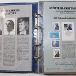 BRD Künstler-Ersttagsblätter 1987-2000 in 14 Alben