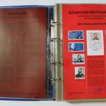 BRD Künstler-Ersttagsblätter 1987-2000 in 14 Alben