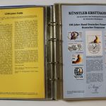 BRD Künstler-Ersttagsblätter 1987-2000 in 14 Alben