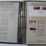 BRD Künstler-Ersttagsblätter 1987-2000 in 14 Alben