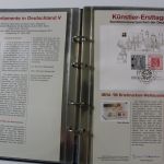 BRD Künstler-Ersttagsblätter 1987-2000 in 14 Alben