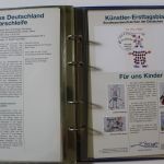 BRD Künstler-Ersttagsblätter 1987-2000 in 14 Alben
