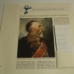 Borek, 27 Blätter für die Altdeutschland-Sammlung, alles Deckblätter etc.