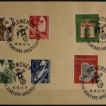 Deutschland (BRD), MiNr. 167-170, 171-172, Briefstück