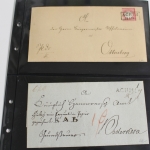 Postgeschichte "Achim", über 130 Belege (viel Vorphila), Einlieferungsscheine