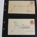 Postgeschichte "Achim", über 130 Belege (viel Vorphila), Einlieferungsscheine