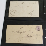 Postgeschichte "Achim", über 130 Belege (viel Vorphila), Einlieferungsscheine