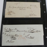 Postgeschichte "Achim", über 130 Belege (viel Vorphila), Einlieferungsscheine