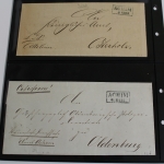 Postgeschichte "Achim", über 130 Belege (viel Vorphila), Einlieferungsscheine