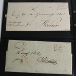 Postgeschichte "Achim", über 130 Belege (viel Vorphila), Einlieferungsscheine