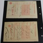 Postgeschichte "Achim", über 130 Belege (viel Vorphila), Einlieferungsscheine