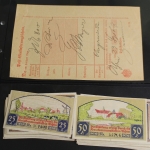 Postgeschichte "Achim", über 130 Belege (viel Vorphila), Einlieferungsscheine