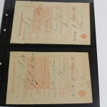 Postgeschichte "Achim", über 130 Belege (viel Vorphila), Einlieferungsscheine