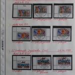 Berlin, Jahrgang 1989, MiNr. 836-859, nur Eckränder, postfrisch + gestempelt