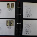 DDR, Ersttagsbriefe, Belege und Ganzsachen in 4 Alben
