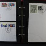 DDR, Ersttagsbriefe, Belege und Ganzsachen in 4 Alben