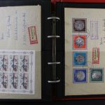 DDR, Ersttagsbriefe, Belege und Ganzsachen in 4 Alben