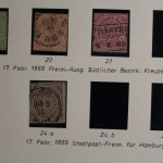 Norddeutscher Postbezirk 1868-1870, gestempelte Sammlung