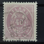 Island, MiNr. 15 A, gestempelt