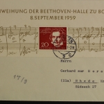 Deutschland, MiNr. 317 mit Bogenrand auf EF