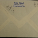 Deutschland, MiNr. 317 mit Bogenrand auf EF