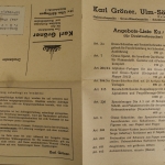 Ulm - Söflingen, dek. Werbebrief FA Karl Gröner,, Barfreimachung 1948