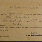 Celle, N.S. Volkswohlfahrt, Abholinfo für ein Kind, Anleitung für Pflegeeltern
