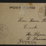 Marine Schiffspost No 76 vom 20.1.1910 auf AK Port Said