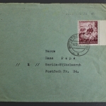 Deutsches Reich, MiNr. 872, überfrankierter Bedarfsbrief