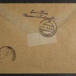 Gem.-Ausgaben, MiNr. 947, 7 x auf Brief m. Not-R-Stempel Steinwiesen