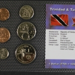 Trinidad & Tobago, BTN-Kursmünzensatz verschiedene JG, 6 Münzen