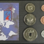 Papua-Neuguinea, BTN-Kursmünzensatz verschiedene JG, 6 Münzen