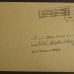 Wechselburg / Berlin, Gebühr bezahlt HPA Berlin 4, 3zeiliger Stempel......