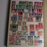 Briefmarken Posten mit Deutsches Reich, BRD und ein altes Schaubek-Vordruckalbum