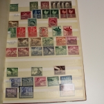 Briefmarken Posten mit Deutsches Reich, BRD und ein altes Schaubek-Vordruckalbum