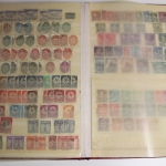 Briefmarken Posten mit Deutsches Reich, BRD und ein altes Schaubek-Vordruckalbum