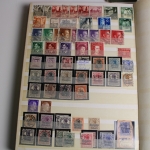 Briefmarken Posten mit Deutsches Reich, BRD und ein altes Schaubek-Vordruckalbum