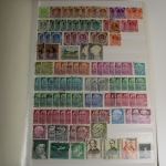 Briefmarken Posten mit Deutsches Reich, BRD und ein altes Schaubek-Vordruckalbum